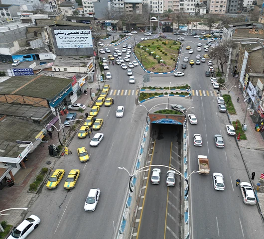 زیرگذر هلال احمر ساری